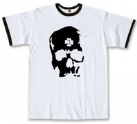 Футболка Rammstein - Skull Рингер White